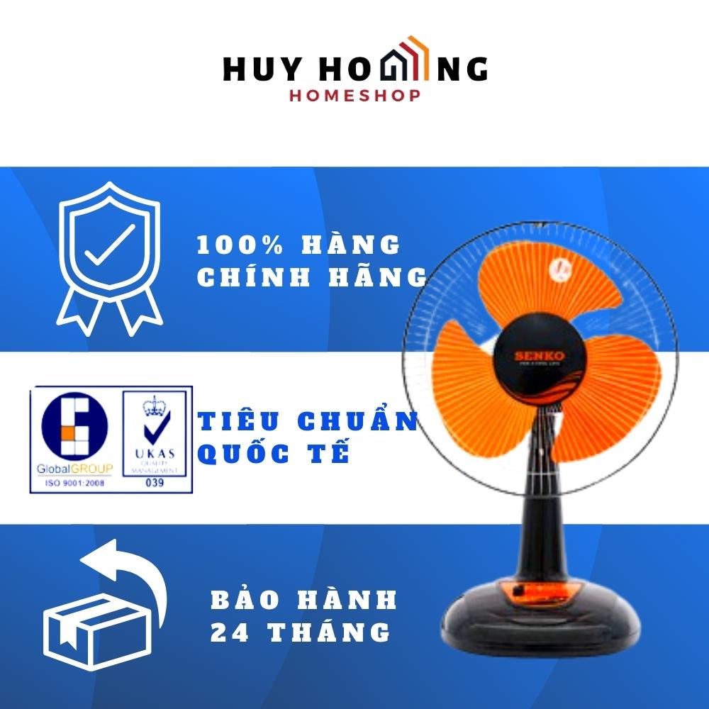 Quạt bàn Senko BX1212 Lồng mạ crom ( Màu ngẫu nhiên) - Hàng chính hãng