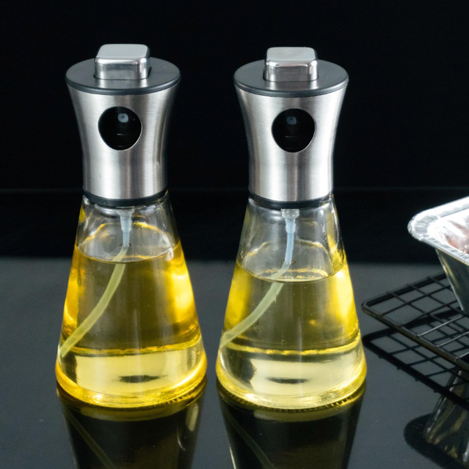 Olive Oil Sprayer Vinegar Gadget Glass Bottle for Barbecue Grilling Cooking