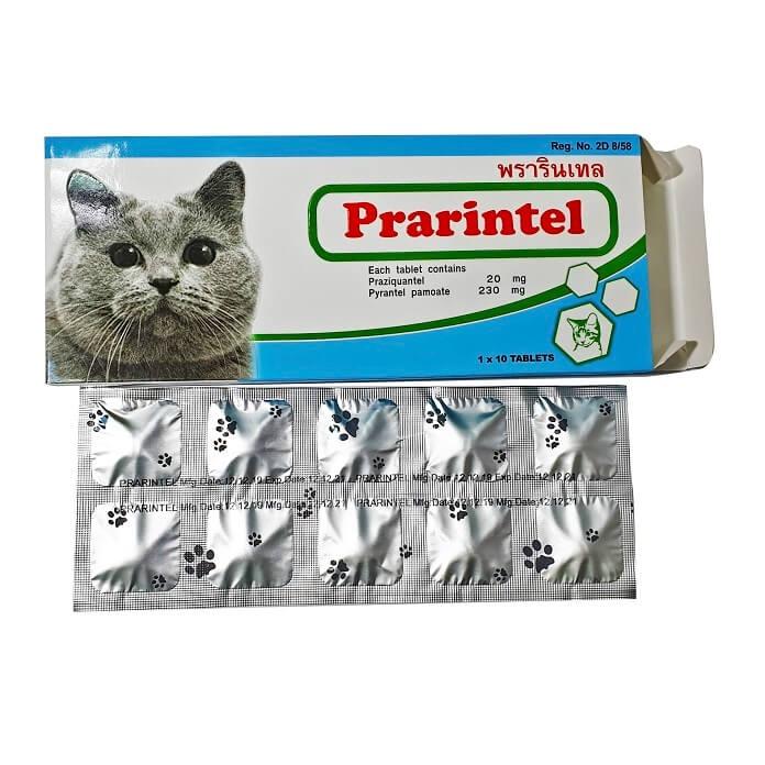 Viên nhai uống Prarintel cho mèo