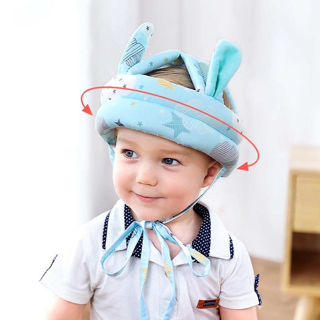 Set of 2 Baby Infant Safety Protective Helmet Hat Head Protect for Walking