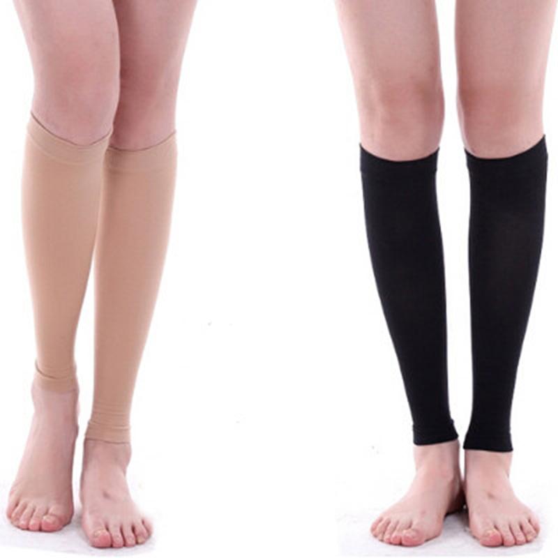 1 Thun Giảm Chân Bắp Chân Tay Giãn Tĩnh Mạch Lưu Thông Nén Vớ Chăm Sóc Chân Hỗ Trợ Mắt Cá Chân Vớ Color: skin color-B