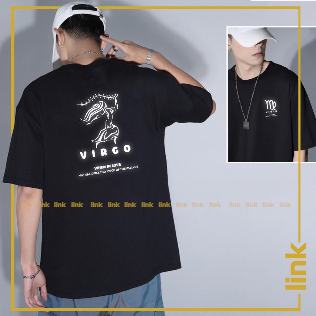 Áo phản quang bạc Xử Nữ - Cung Hoàng Đạo  tay lỡ unisex