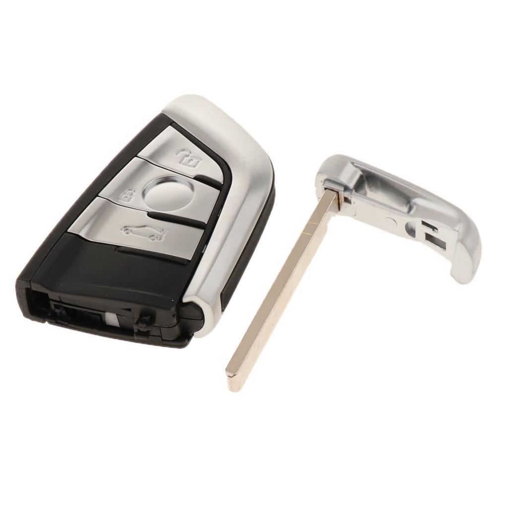 Car Key Case for BMW X5 X6 -Protective Key Fob Cover for BMW 3 Button Remote Control Car Key