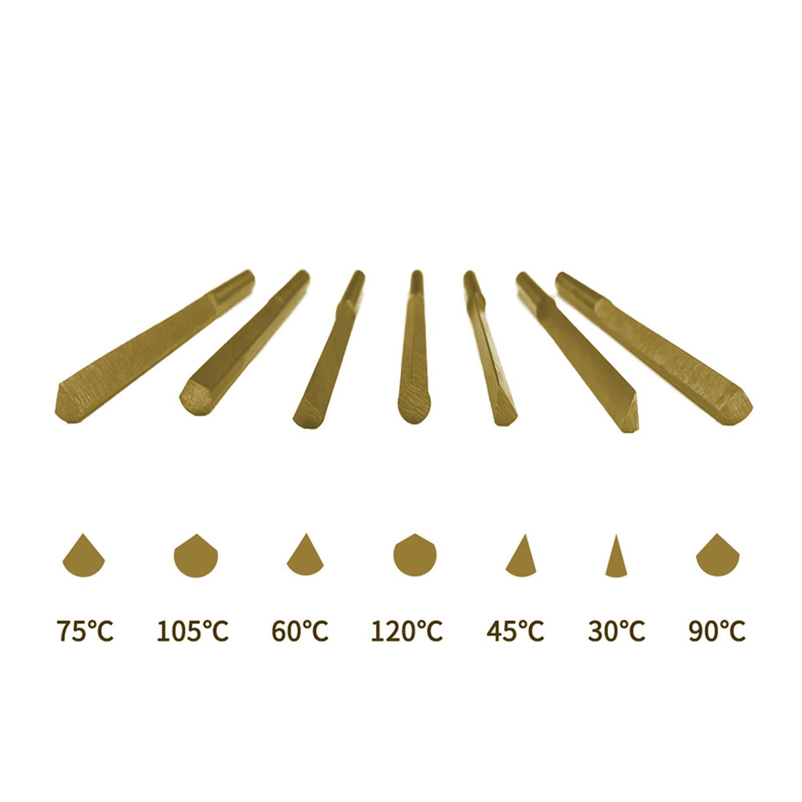 7x Triangle Graver Tungsten Steel Spatula Jewelry Engraving Equipment