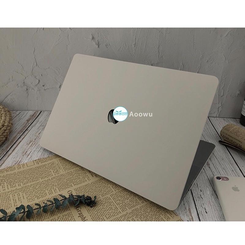 Ốp Máy Tính Bảng Hình Kem Kaki 2021 Có Bàn Phím Cho MacBook Pro 14 inch A2442 M1 Air 13 2020 A2179 A2337 Pro 13 inch A2338 A2251