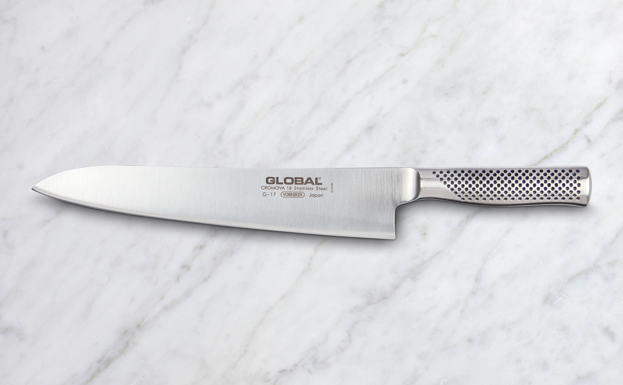 Dao bếp Nhật cao cấp Global G17 Chef - Dao thái thịt cá (270mm)- Dao bếp Nhật chính hãng