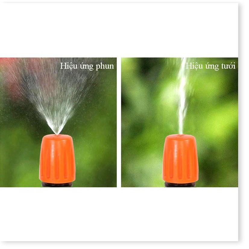 Béc phun sương cam 5 hướng dùng tưới phun sương tưới cây nhiều mẫu tùy chọn