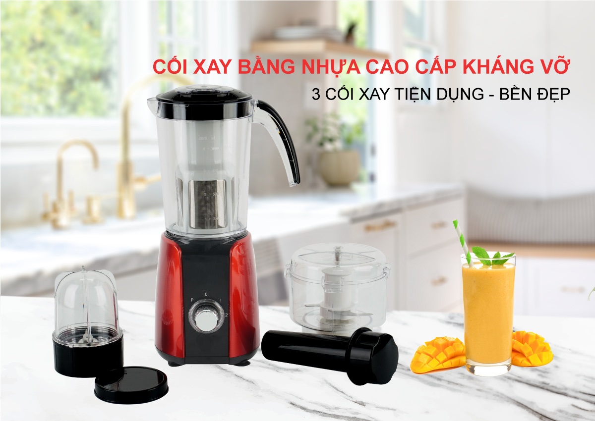 Máy Xay Sinh Tố Đa Năng TK-05 - Màu Ngẫu Nhiên - Hàng Chính Hãng