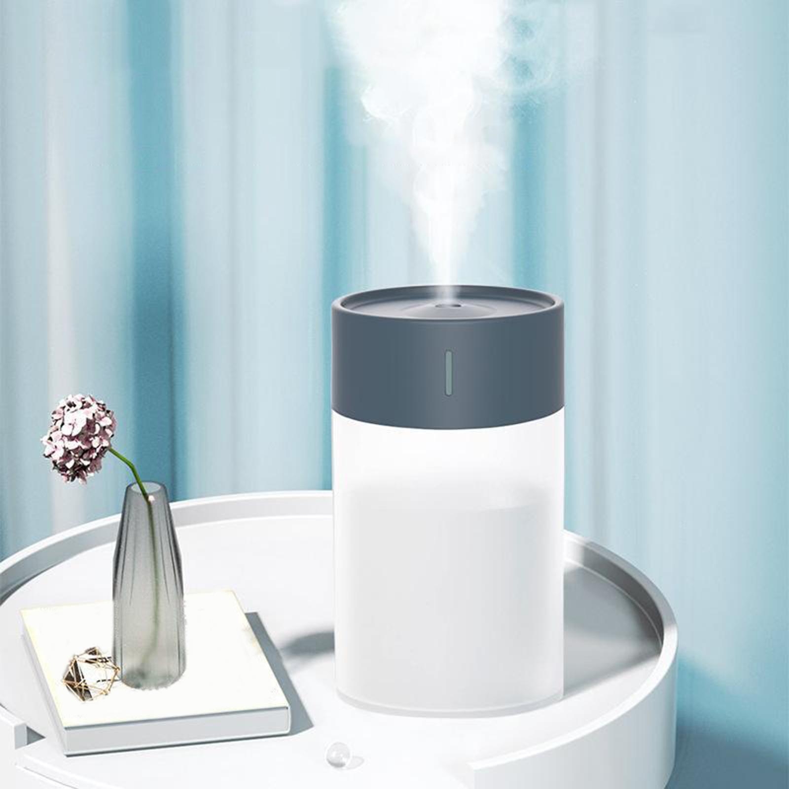 Desktop Humidifiers, 260ml ir Humidifier, USB Spryer with Night Light for Home, Office,