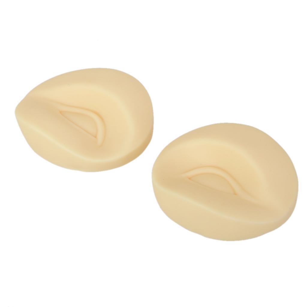 Set 3D Permanent Make up Lip Eyebrow Practice Training Skin Cosmetic Tool