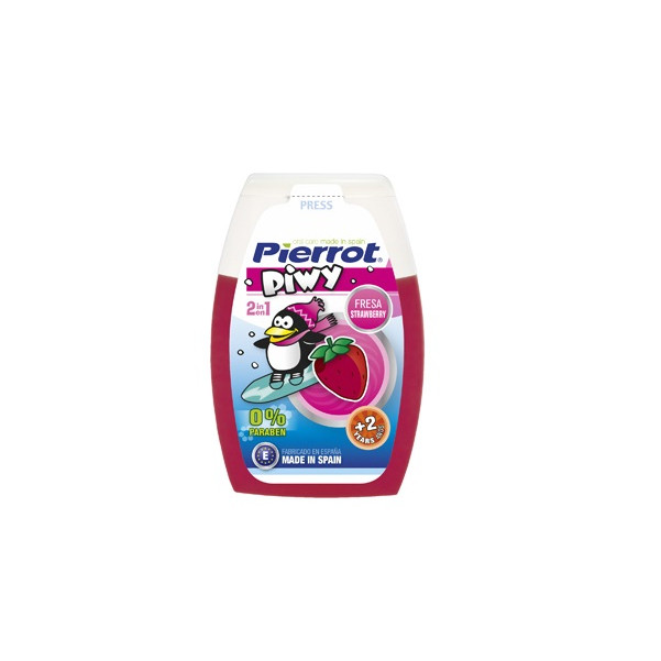 Kem đánh răng trẻ em 2 trong 1 PIERROT PIWY 75ml