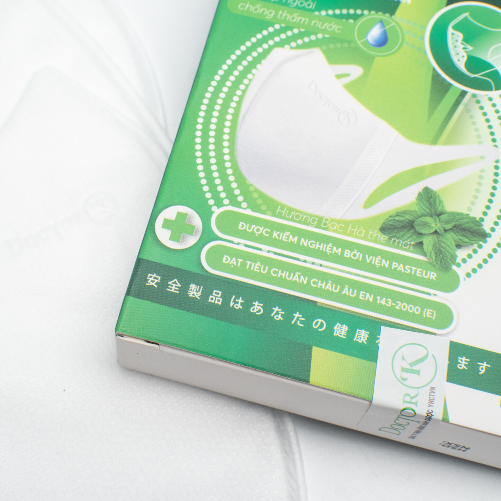KHẨU TRANG 3D MASK NGƯỜI LỚN - có mùi thơm bạc hà, chống say xe hiệu quả - Doctor K