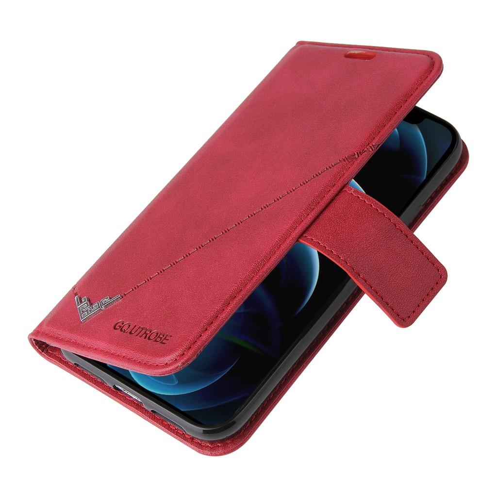 Ốp điện thoại da PU có PC cứng dạng ví nắp lật cho iPhone 12 Pro Max 12 Mini iPhone 11 Pro Max