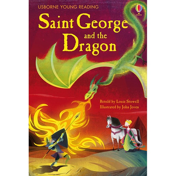 [Hàng thanh lý miễn đổi trả] Sách thiếu nhi tiếng Anh - Usborne Young Reading Series One: Saint George and the Dragon