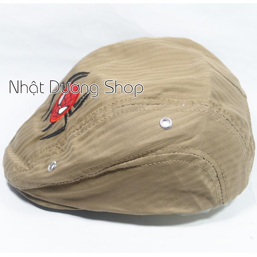 NÓN BERET NAM NỮ TRẺ EM MỎ VỊT HÌNH CON NHỆN PHONG CÁCH NĂNG ĐỘNG CHO TRẺ NHÀ