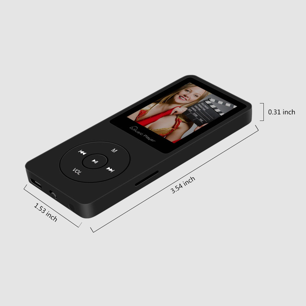 Máy Nghe Nhạc MP3 F8 Bộ nhớ trong sẵn 8G - Đen