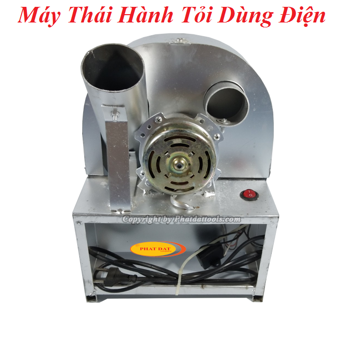 Máy Thái Hành, Tỏi Dùng Motor - Thái Cực Nhanh 200kg 1giờ