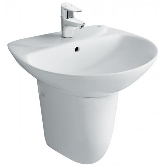 Lavabo Treo Tường Inax L-285V/L-288VC Kèm Chân Ngắn, Chất liệu sứ cao cấp, chống bám bẩn - Vật liệu xây dựng Big H