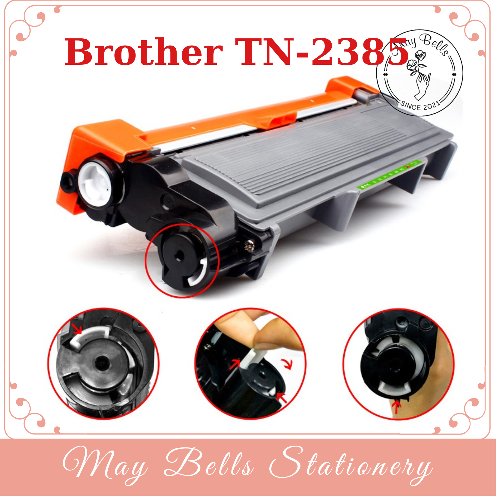 Hộp mực Brother TN-2385 dành cho Brother DCP-L2520D/HL-L2366DW/HL-L2321D/HL-L2361DN/MFC-L2701DW