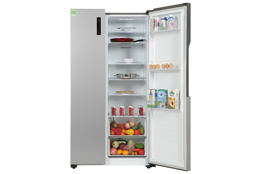 Tủ lạnh LG Inverter 519 lít Side By Side GR-B256JDS - Hàng chính hãng - Giao HCM và 1 số tỉnh thành