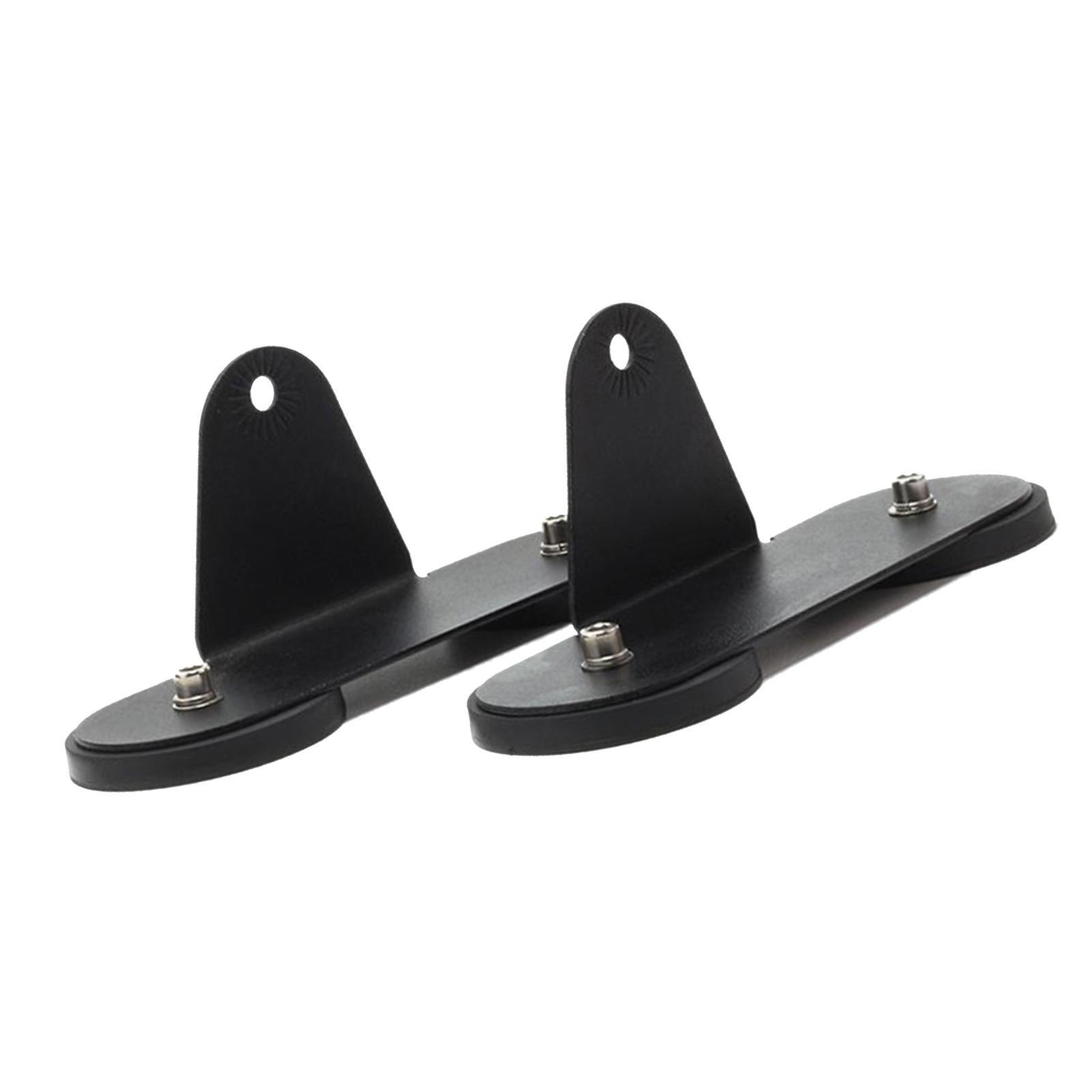 4Pcs Car Roof LED Light Bar Strong Base Mount Bracket Holder Black