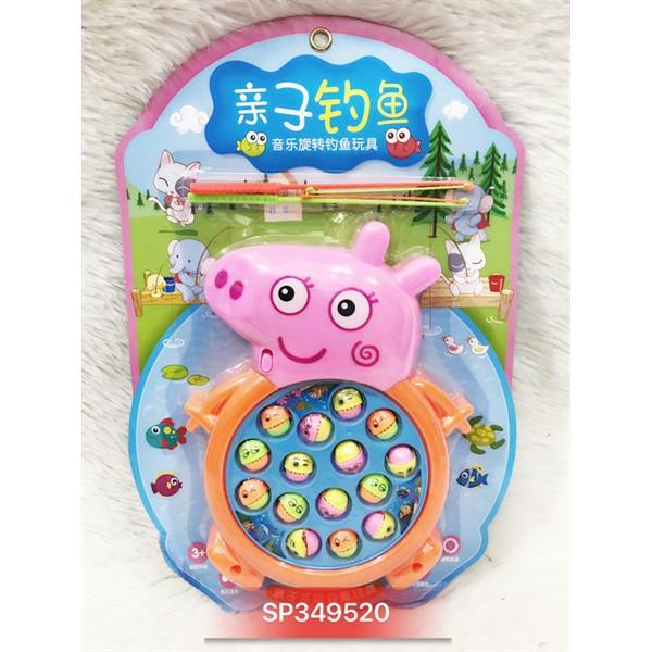 Đồ Chơi Vỉ câu cá pin heo hồng Peppa , 1688-2 - SP349520