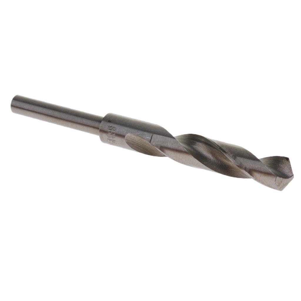 2x1Pc High Speed Steel 1/2 Drill Straight Shank Metal Drill Bit 15mm