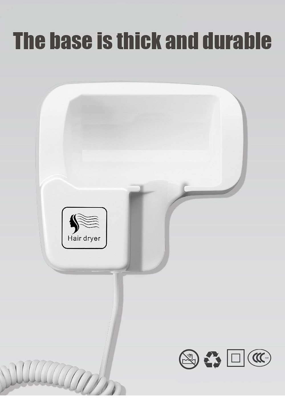 Máy sấy tóc treo tường nhà hàng khách sạn Professional Hotel Hair Dryer Wall-mounted