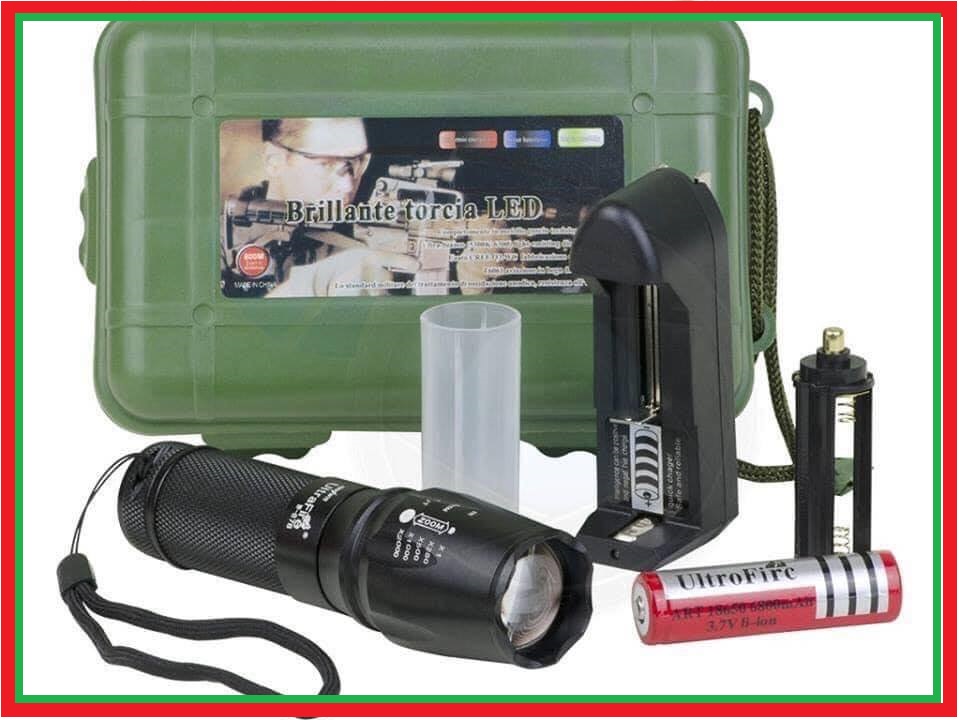Đèn Pin Mini Siêu Sáng, Đèn Pin Cầm Tay, Model XML-T6, Hàng Chính Hãng