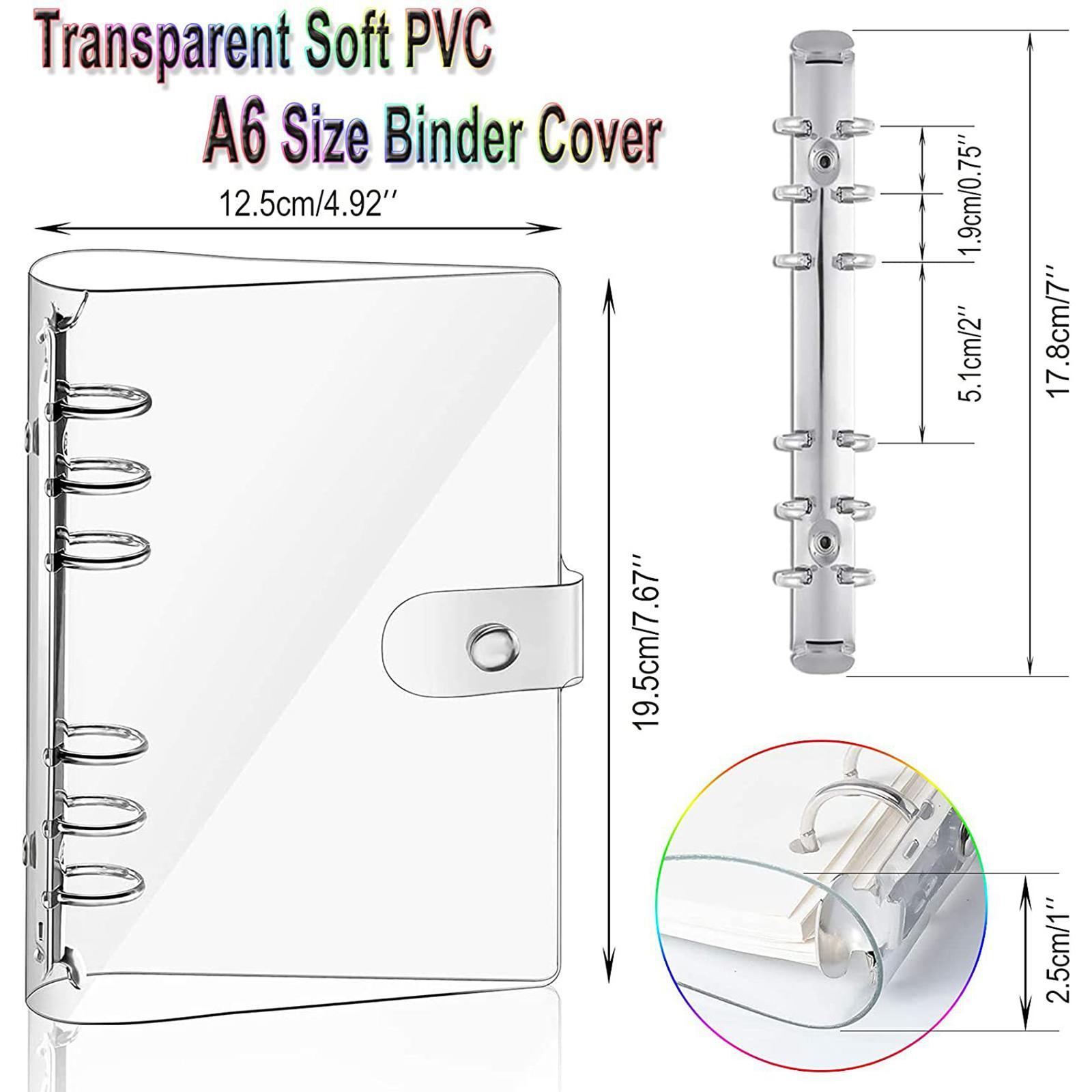 A6 Notebook Binder Loose Leaf Folder Budgeting Expense Saving