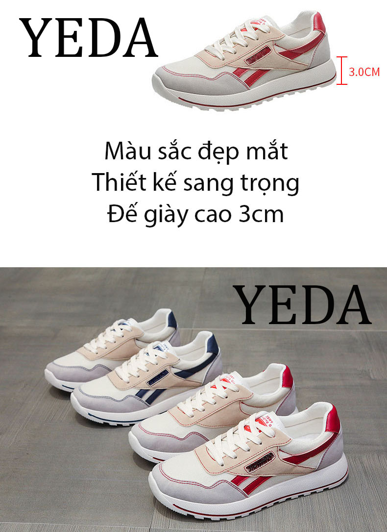 Giày thể thao nữ , giày thể thao nữ dáng học sinh phong cách Nhật Bản mã 8801-1