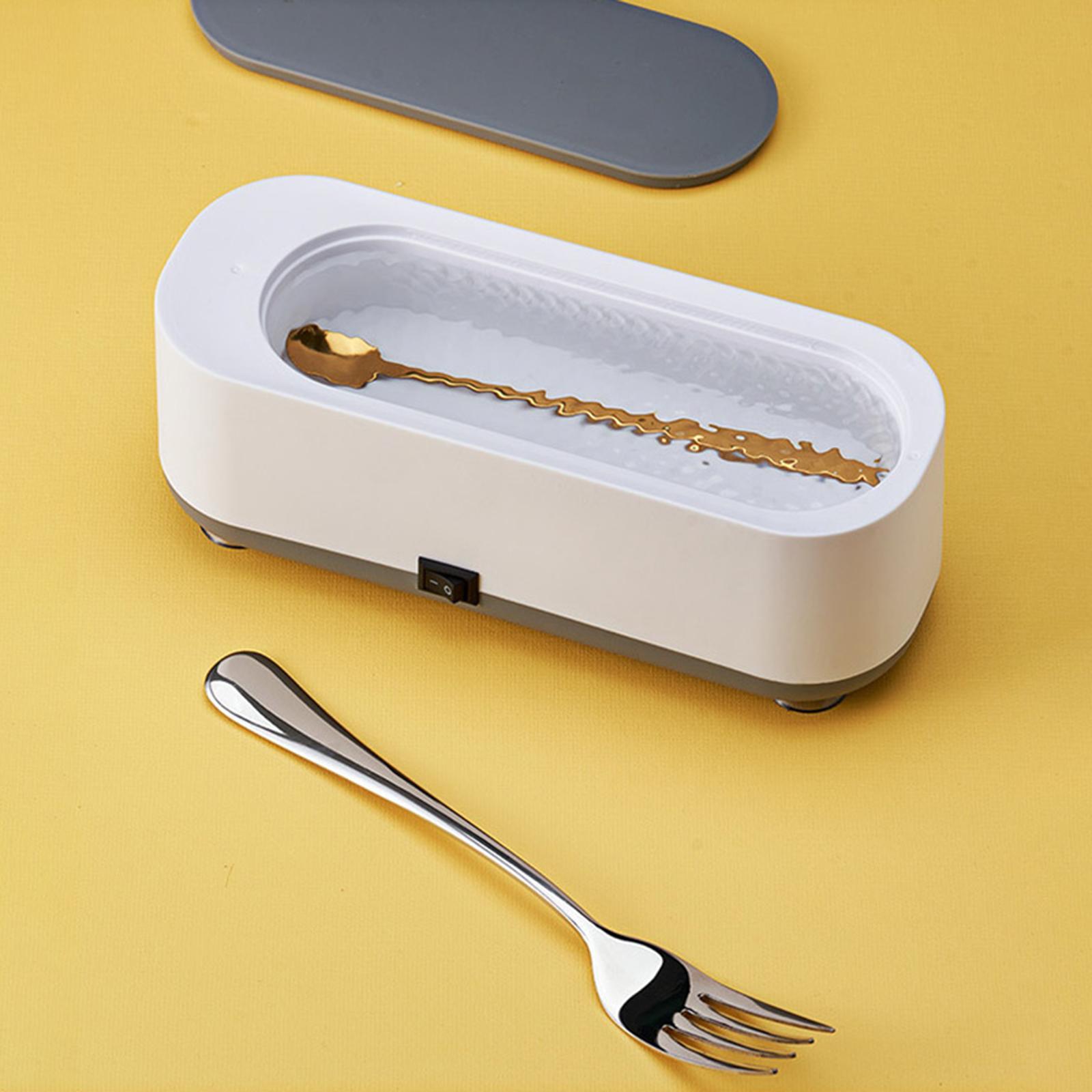 Portable Ultrasonic Jewelry Cleaner Household for Coins Eye Glasses Watches