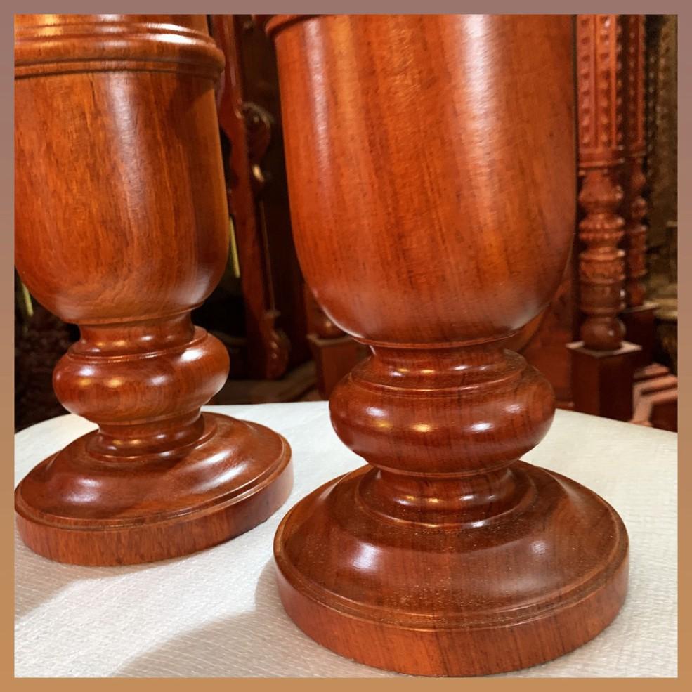 Ống nhang gỗ hương nguyên khối