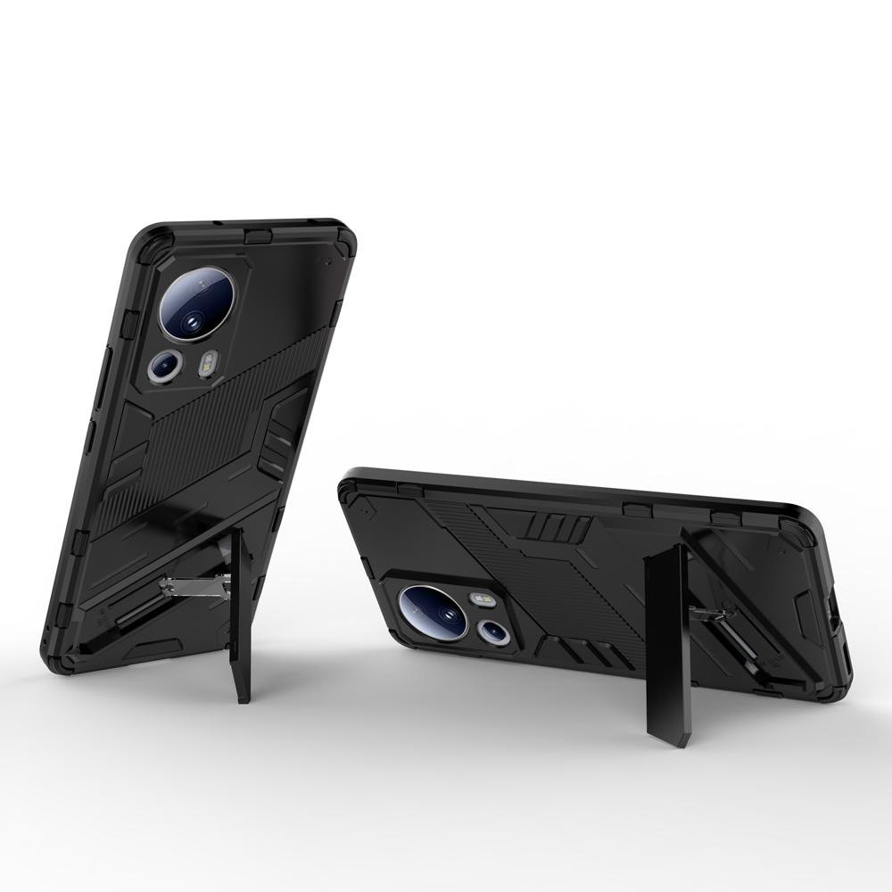 Ốp lưng cho Xiaomi 13 Lite/Civi 2, Ốp chống sốc Iron Man PUNK cao cấp kèm giá đỡ cho Xiaomi 13 Lite/Civi 2