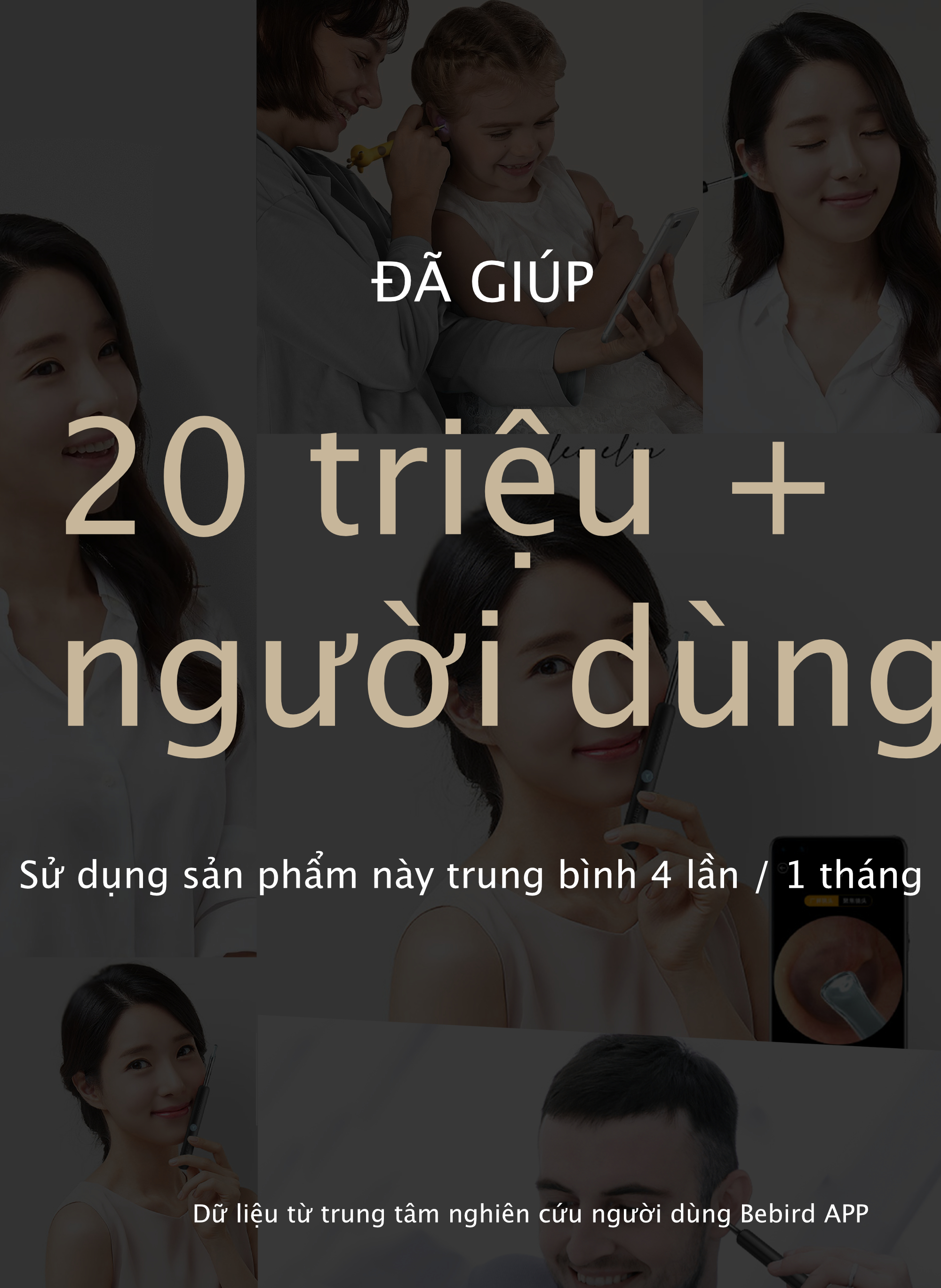 Dụng cụ ngoáy tai thông minh Bebird Note 5 pro, phiên bản flagship của Bebird với tay gắp rô bốt