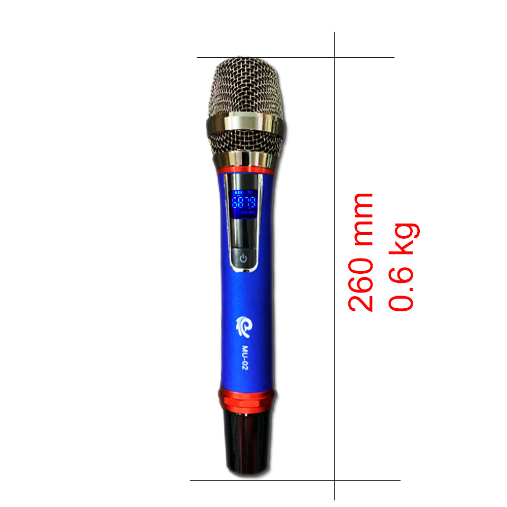 Micro Không Dây - Mích Hát Karaoke MU02 - Chuyên Dành Cho Mọi Loa Kéo, Âm Ly - Tần Số 50, Hát Nhẹ Và Êm - Phù Hợp Cho Những Bữa Tiệc Dã Ngoại - Hàng Nhập Khẩu