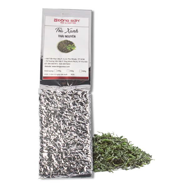 Trà Xanh [ Thái Nguyên ] nguyên chất, Gói 200g - Hương cốm mới, chát dịu nhẹ - Đông Sơn