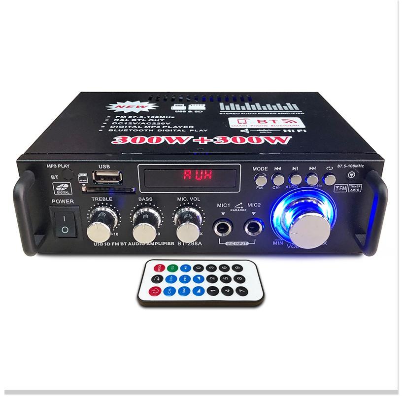 Amly karaoke Mini Bluetooth BT-298A cao cấp, chức năng đa dạng  Freeship  Bảo hành uy tín
