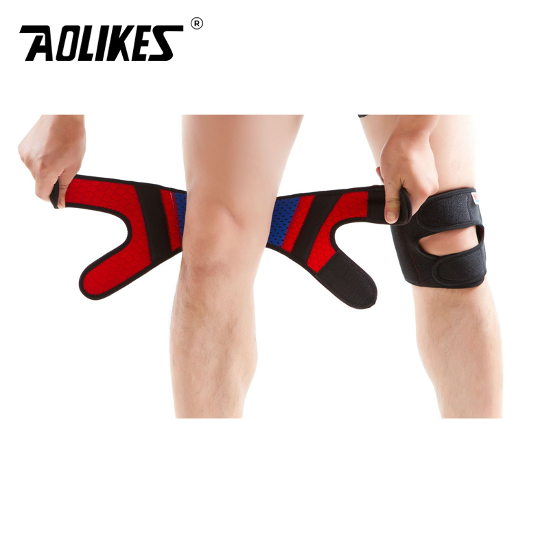 Đai bó bảo vệ đầu gối thể thao AOLIKES A-0916 hỗ trợ xương bánh chè Knee Sleeve