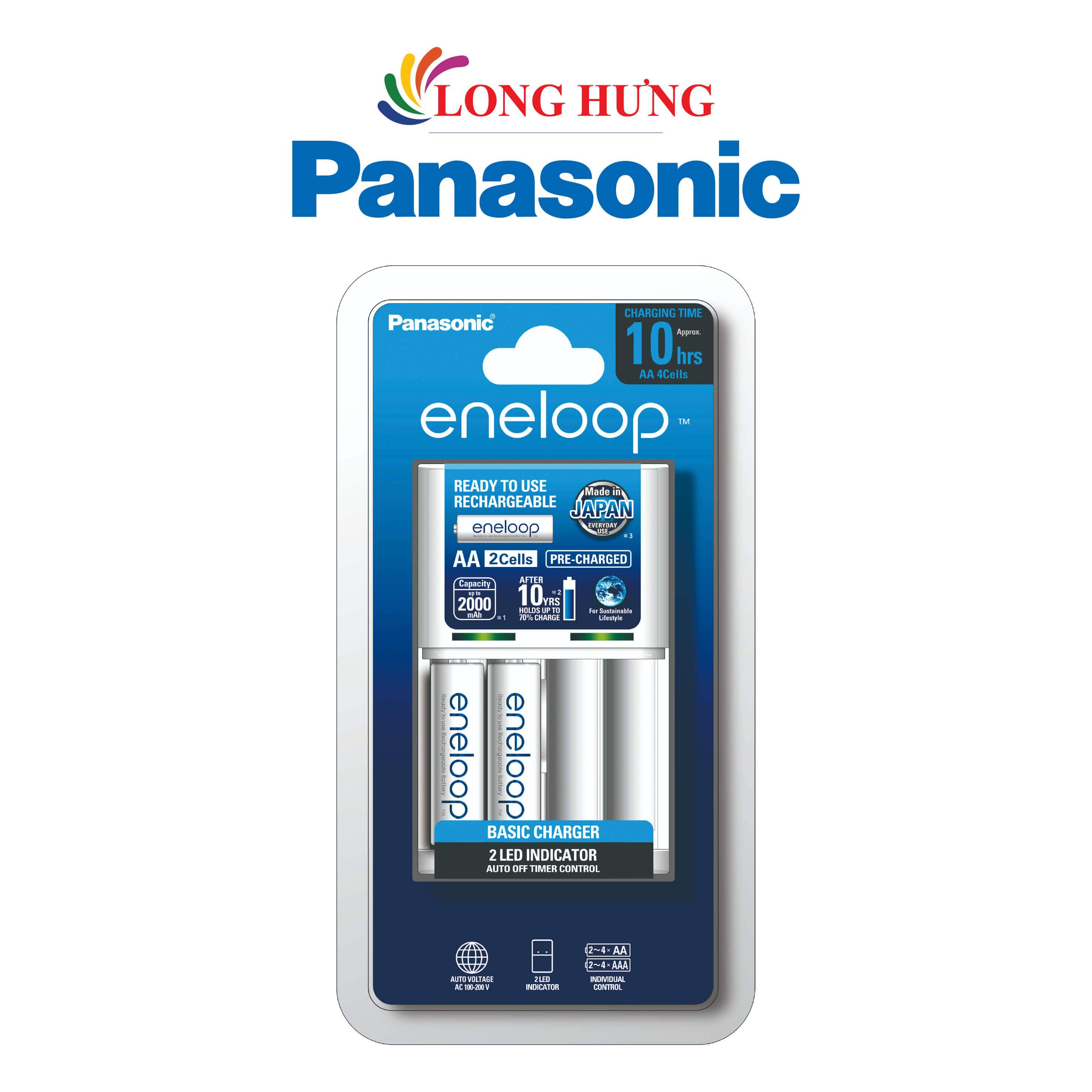 Bộ sạc pin Panasonic K-KJ51MC20V2 - Hàng chính hãng