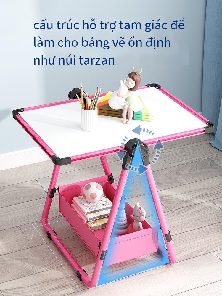 Đảm bảo chất lượng trẻ nhỏ bảng vẽ từ tính không bụi nhà nhỏ khung bảng đen viết bảng trắng bé có thể lau graffiti giá vẽ