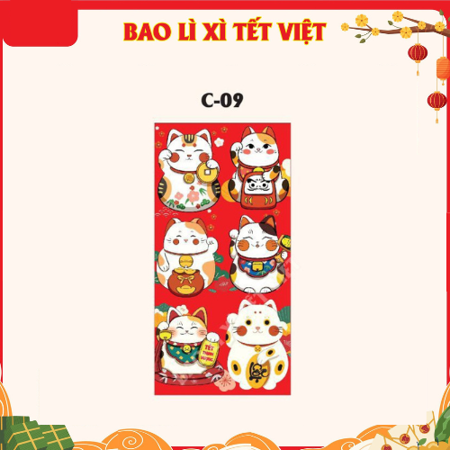 Bao Lì Xì 2023 Set 10 cái