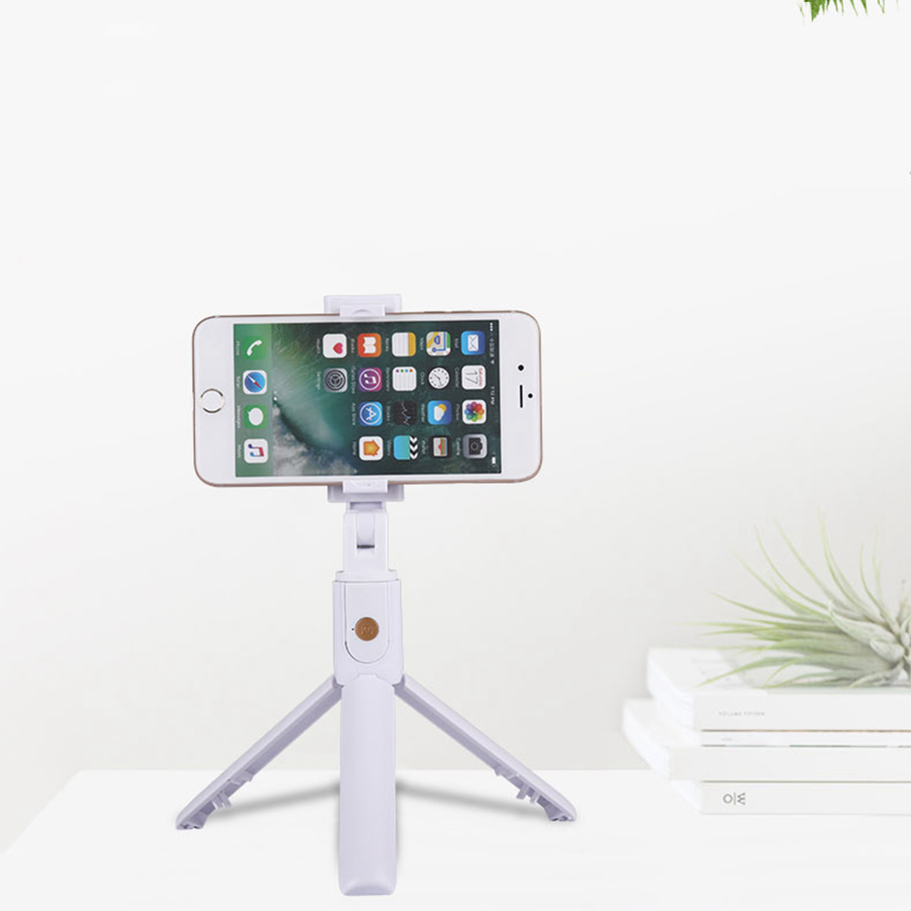 Gậy chụp ảnh tự sướng Selfiecom K07 - Tích hợp 3 chân tripod và remote bluetooth chụp từ xa - Hàng chính hãng