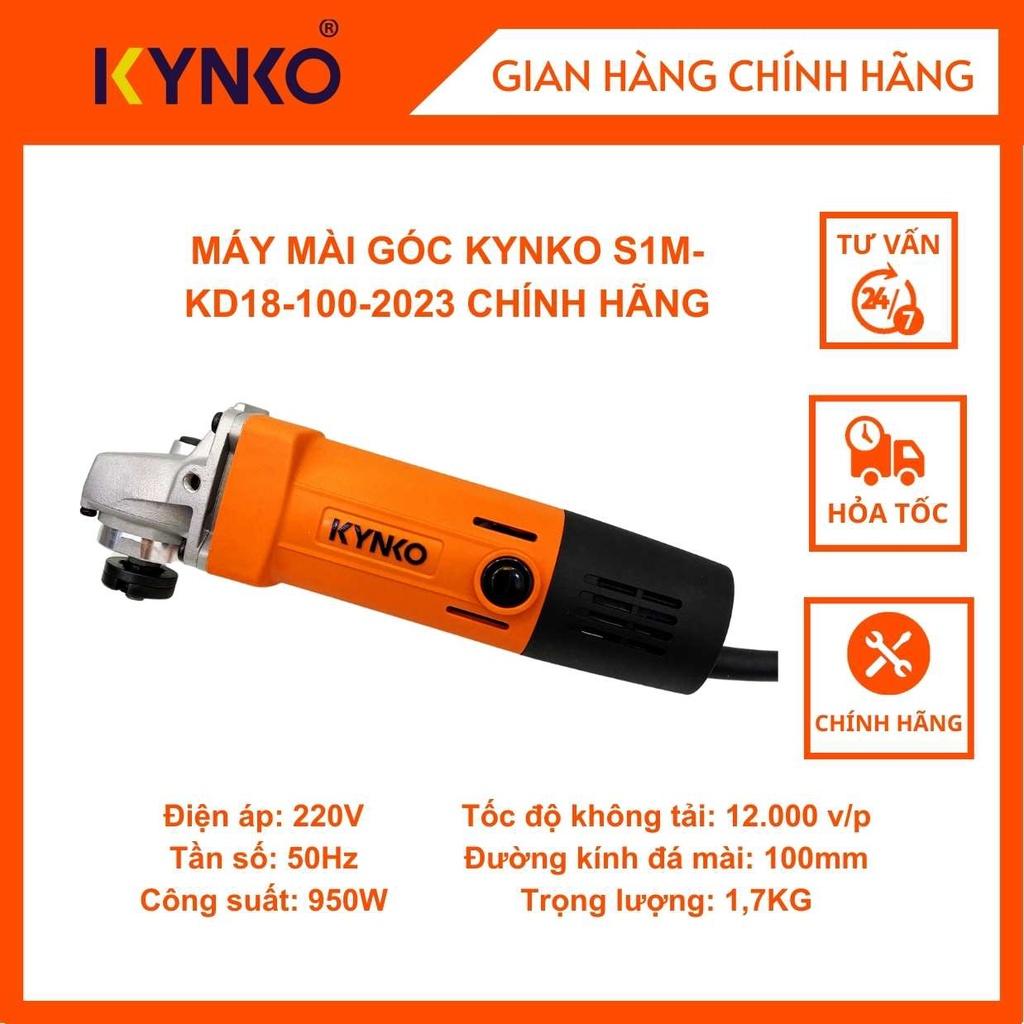 Hình ảnh Máy mài góc cầm tay chính hãng Kynko S1M-KD18-100- 2023 siêu bền giá tốt bản 950W