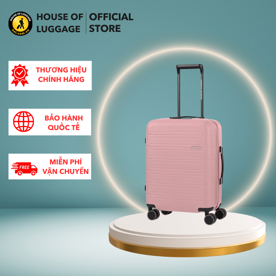 Vali kéo Novastream American Tourister - Mỹ - Hồng