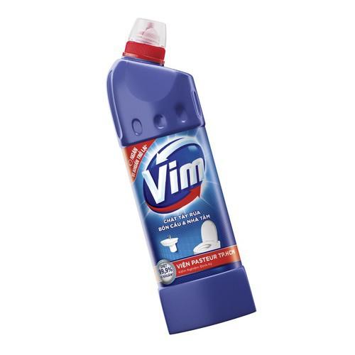 Nước tẩy bồn cầu VIM Xanh biển Bất khả chiến bại 900ml