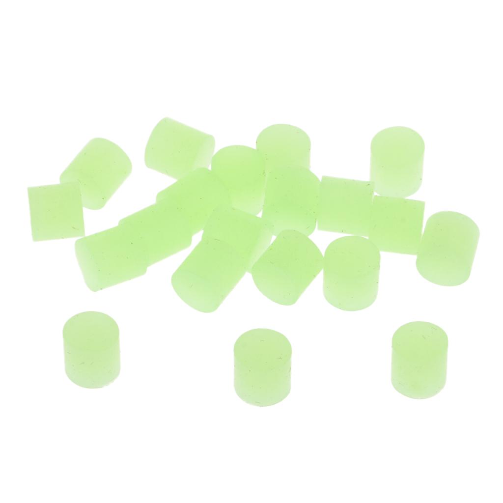 20 Pcs Fishing Floating Beads Float Stopper Float Tackles Luminous Green