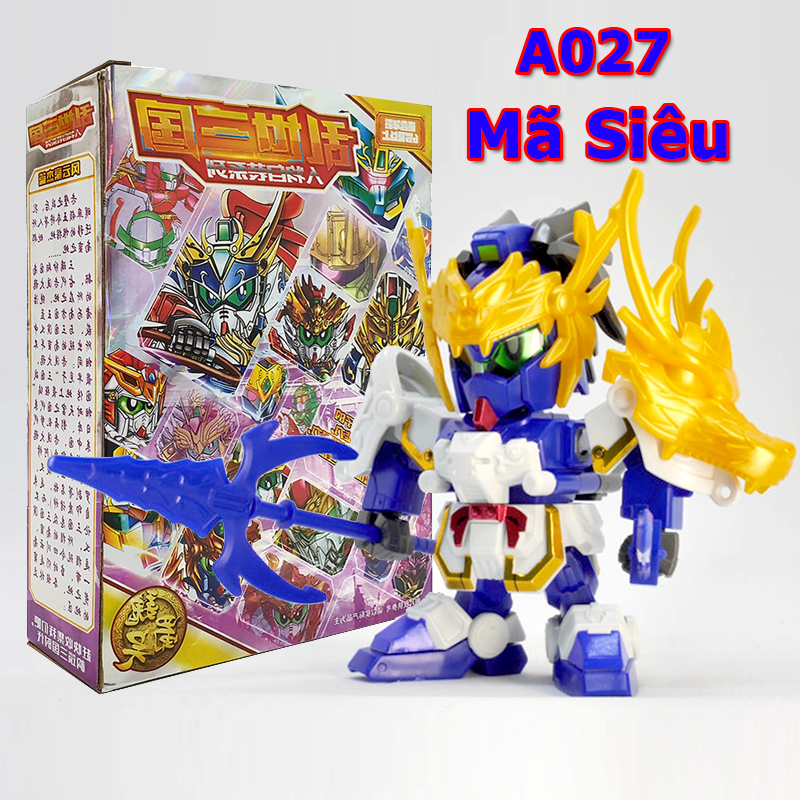 Đồ Chơi Xếp Hình, Lắp Ghép Gundam Mãnh Tướng Mã Siêu A027 - Gundam Tam Quốc