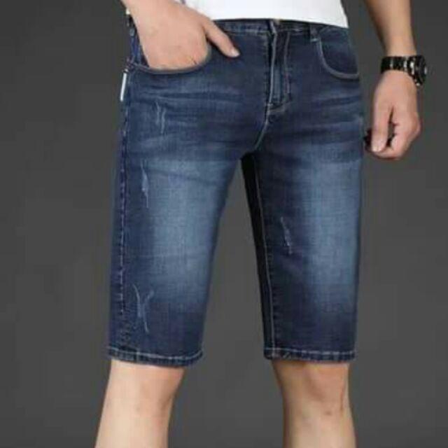 QUẦN SHORT JEAN NAM VẢI BÒ CO DÃN CAO CẤP MS935