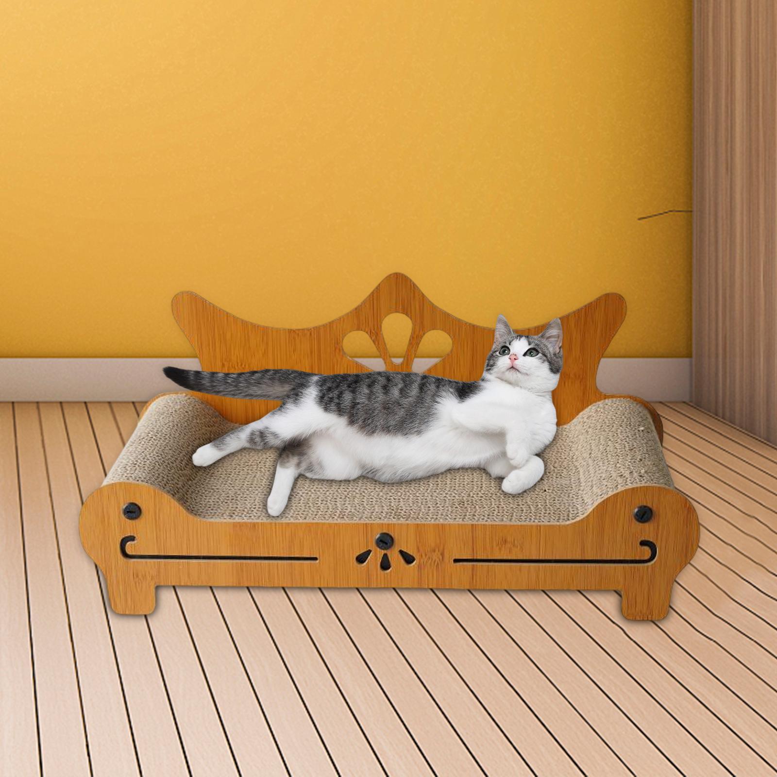 Cat Scratch Sofa Cat Scratcher Pad Corrugated Cardboard Mat for kitty